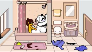 Toriel’s Midnight Shower『TheEvilFallenOne』 - Undertale animation on Crohasit